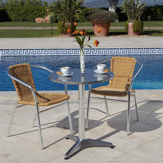 Lisbon Aluminium Bistro Set €199