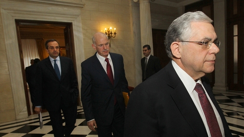 Leaders of the main Greek parties discussed pensions at length