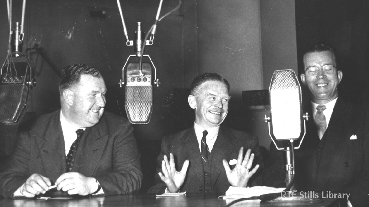 Din Joe, Al Thomas and Jack Cruise 1953
 © RTÉ Stills Library 0288/003