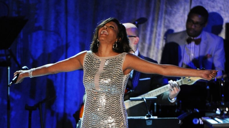 Singer Whitney Houston performs onstage during the 2011 Pre-Grammy Gala &amp; Salute to Industry Icons