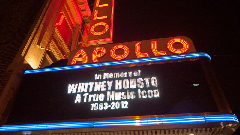 New York's Apollo theatre pays tribute to Whitney Houston