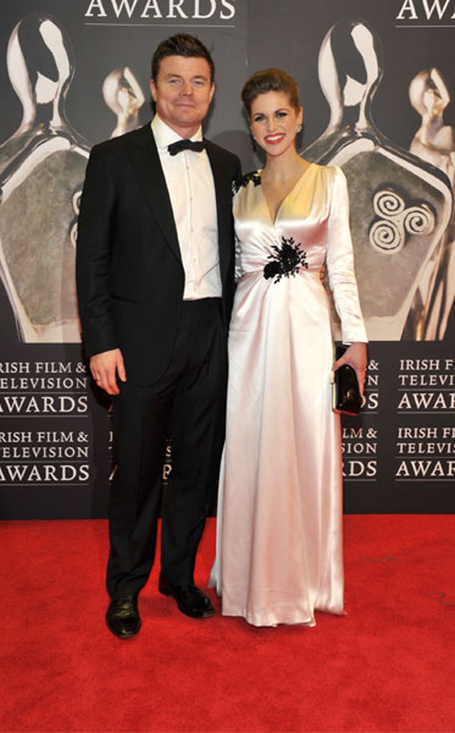 Brian O'Driscoll and Amy Huberman