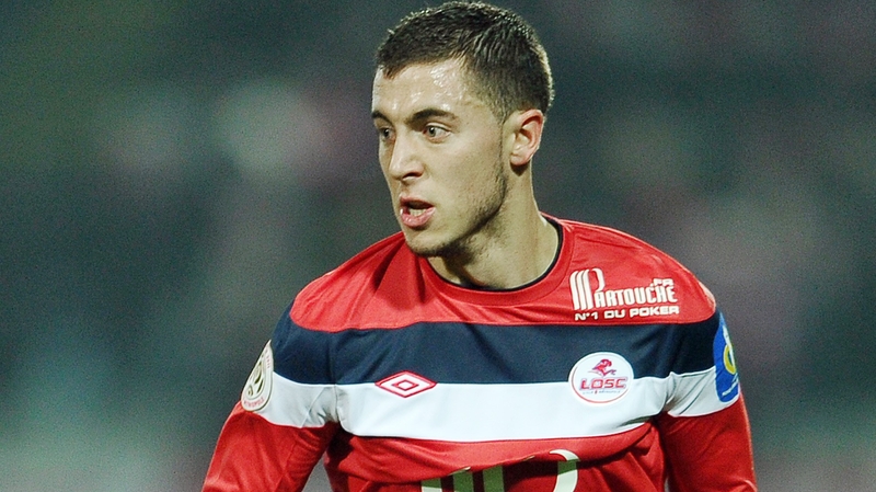 Eden Hazard made his Lille debut as a 16-year-old