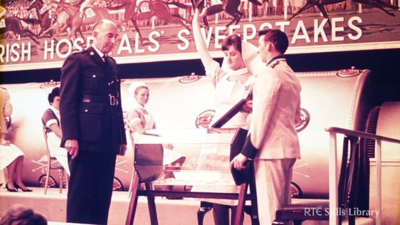 Irish Hospitals' Sweepstakes Draw (1955) © RTÉ Stills Library 1991/011