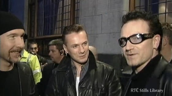 Freedom of Dublin for U2 
© RTÉ Stills Library 3036/028