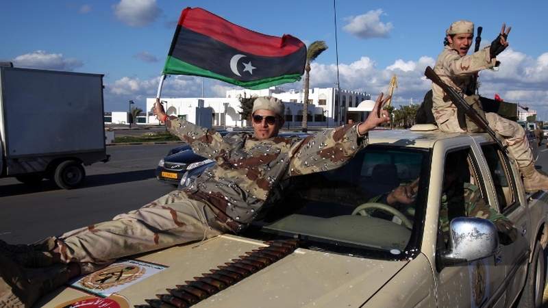 The National Transitional Council sent the military to the southeast