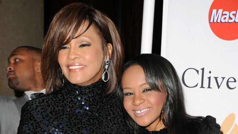 Whitney Houston with daughter Bobbi Kristina