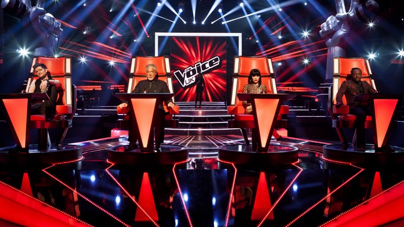 The coaching panel of The Voice UK