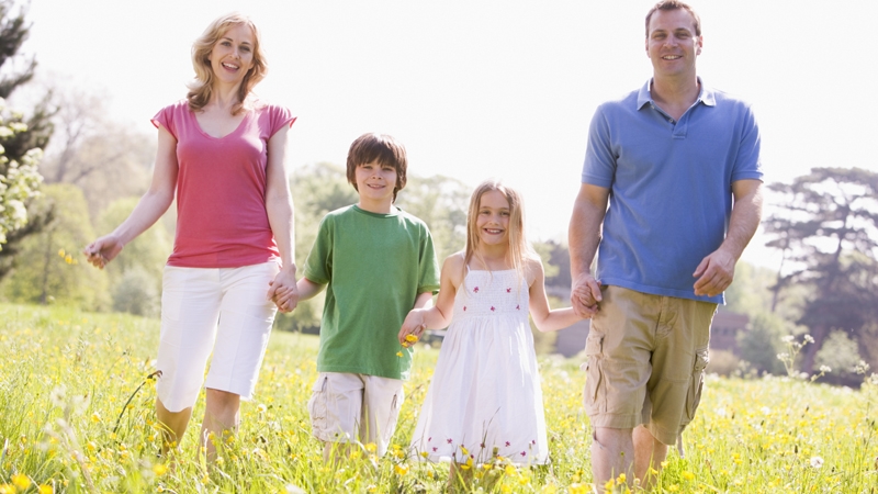 Take the family outdoors