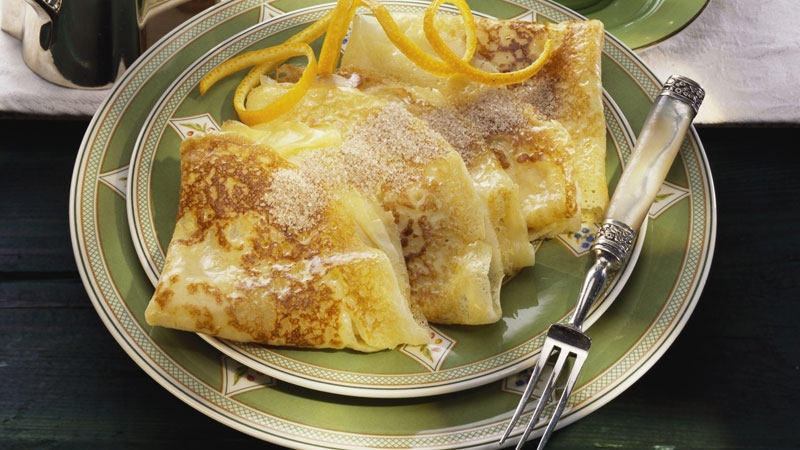 Savoury Prawn and Spinach Creamy Pancakes