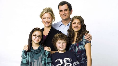 The Dunphys, with Ty Burrell and Sarah Hyland on the right