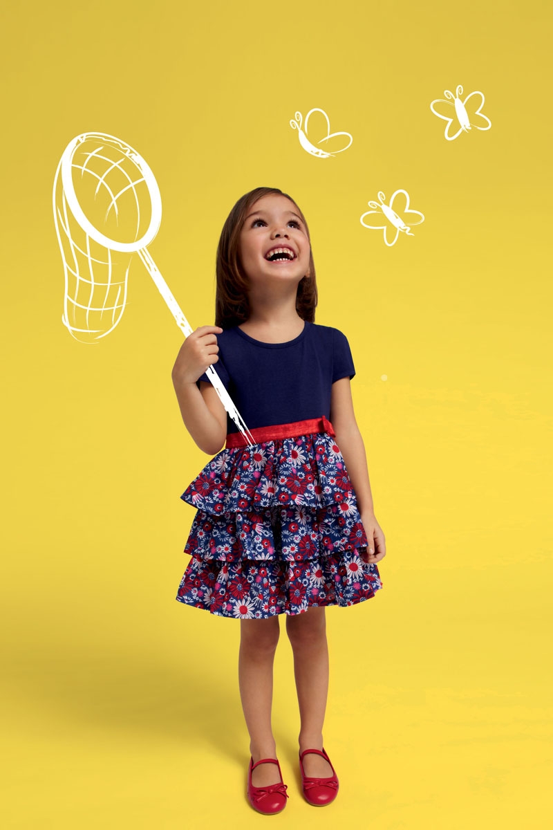 2G 2 in 1 jersey woven dress €7 Yg lazer cut bow ballerina €4