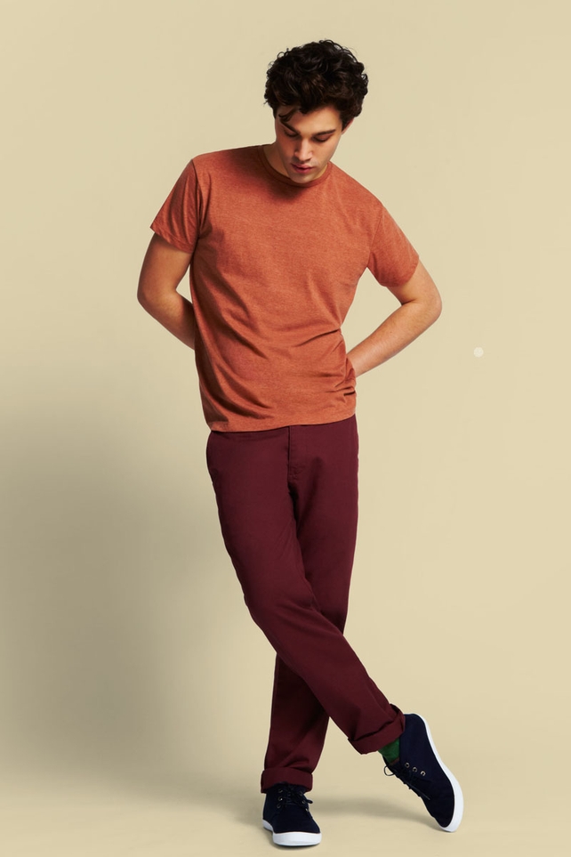 Tee €3, Chinos €12 Trainers €10