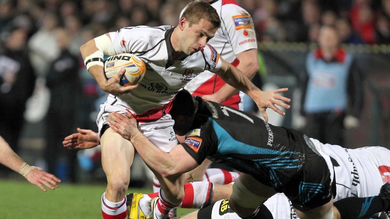 Ulster's Paul Marshall evads a tackle at Ravenhill