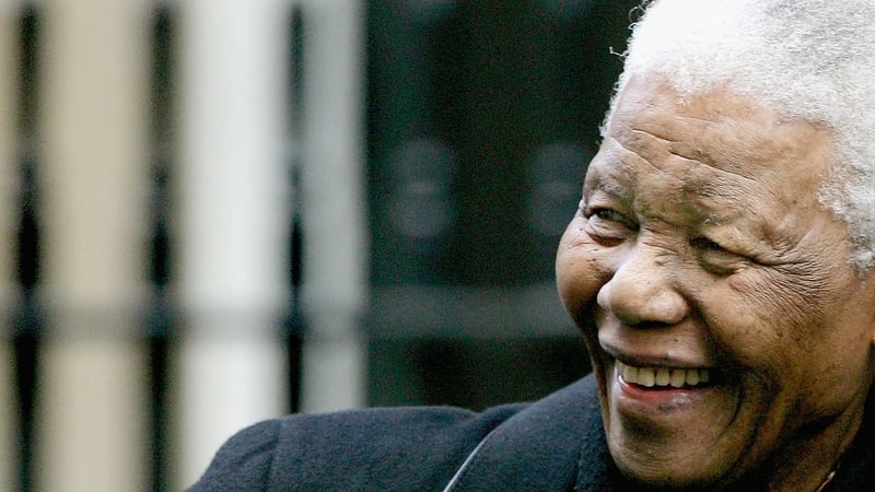 Nelson Mandela has been in hospital since Wednesday last