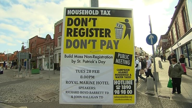 The household charge is due to be levied on 31 March