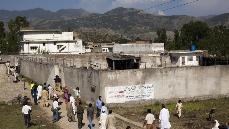 The compound where Osama Bin Laden was killed has been razed to the ground