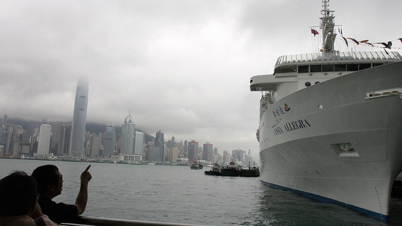 More than 1,000 people are on board the Costa Allegra