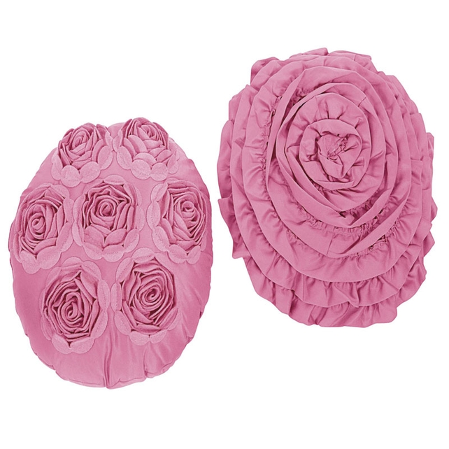Pink flower cushions, €17 (set of 2), www.littlewoodsireland.ie