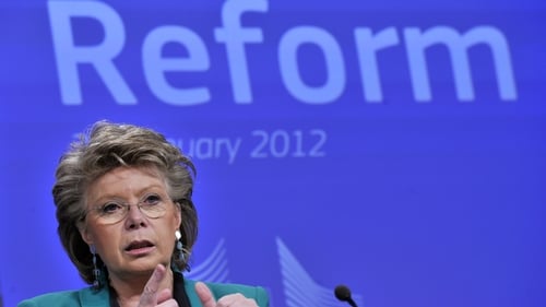 EU Justice Commissioner Viviane Reding says new Google breaches EU law