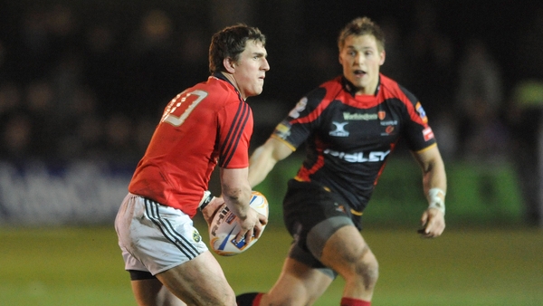 Munster fly-half Ian Keatley in action at Rodney Parade