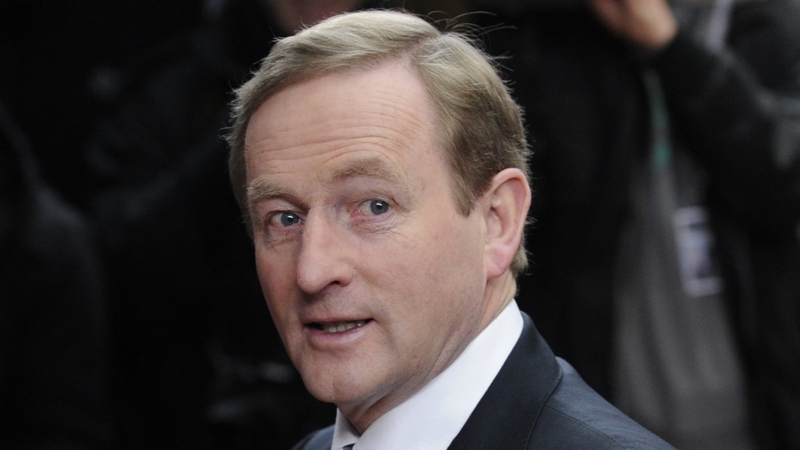Enda Kenny reiterated that the referendum is separate to the bank debt issue