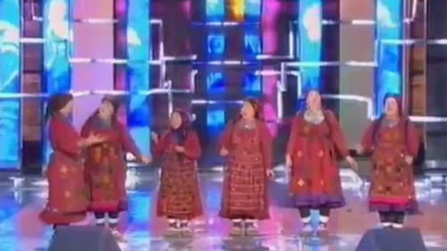 The group are called the Buranovskiye Babushki (Buranovo Grannies) from the Udmurtia region