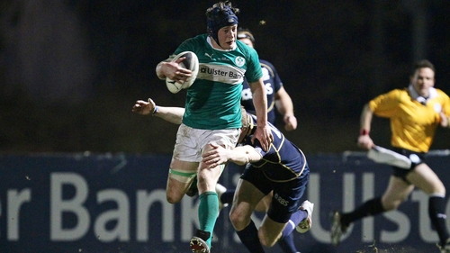 Scotland rarely thretened to breach the Irish defence