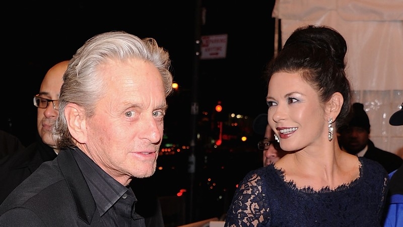 It looks like Michael Douglas may be back with Catherine Zeta-Jones?