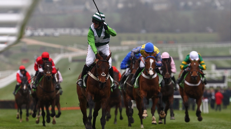 Rock On Ruby stayed on well to land hurdling's biggest prize