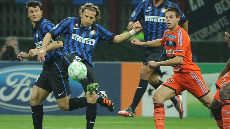 Inter Milan were knocked out of the Champions League by Marseille tonight
