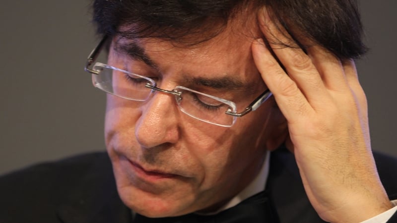Belgian Prime Minister Elio Di Rupo at a press conference, following the coach crash in Switzerland