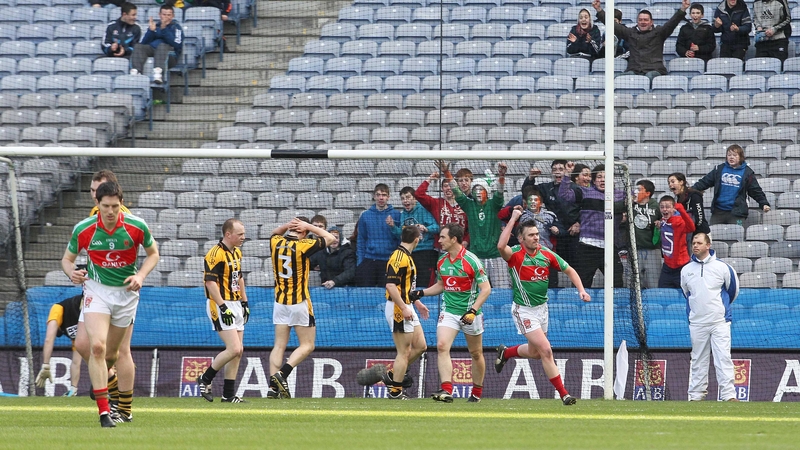 Patrick Mulvihill goaled for Garrycastle in the opening half