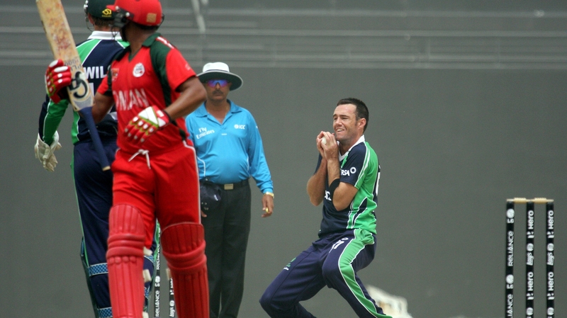 Nigel Jones takes a catch
