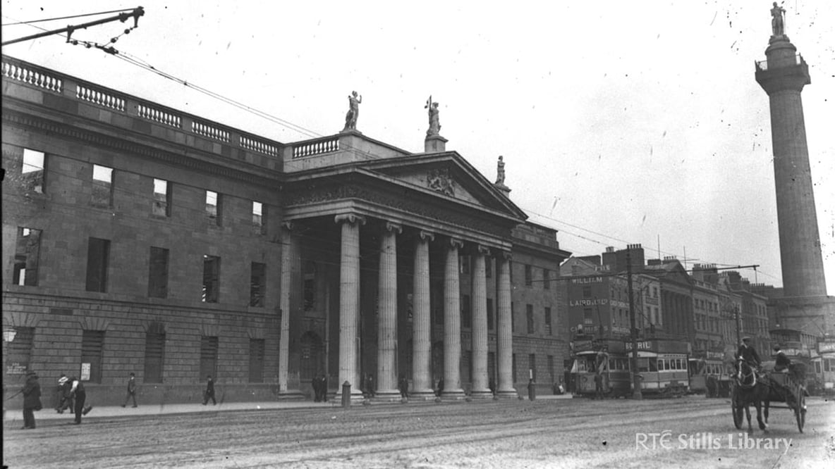 The General Post Office after the Easter Rising 1916
© RTÉ Stills Library 0510-060

id: 0005B239