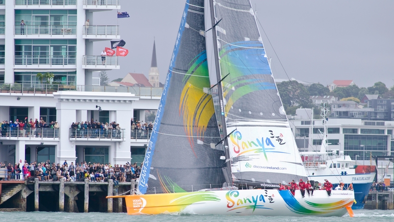 Sanya suffered a broken rudder on stage five