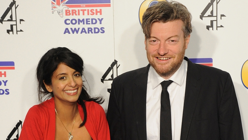 Konnie Hug and Charlie Brooker have welcomed a baby boy into the world