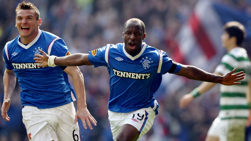 Sone Aluko celebrates after scoring his 11th-minute opener