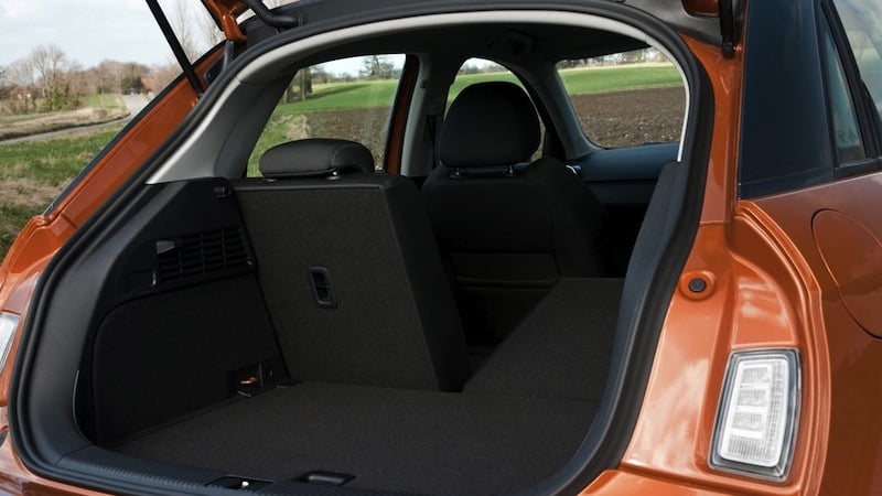 The boot is large enough to squirrel away a reasonable amount of shopping