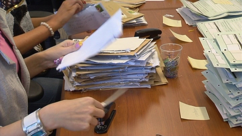 It could take several days, or even weeks, to process the backlog of postal registrations