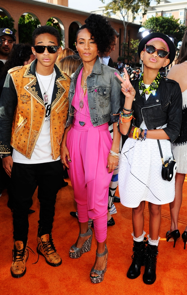 Jaden Smith, Jada Pinkett Smith, Willow Smith