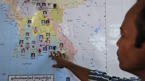 The National League for Democracy party won in 43 of the 44 constituencies where it fielded candidates