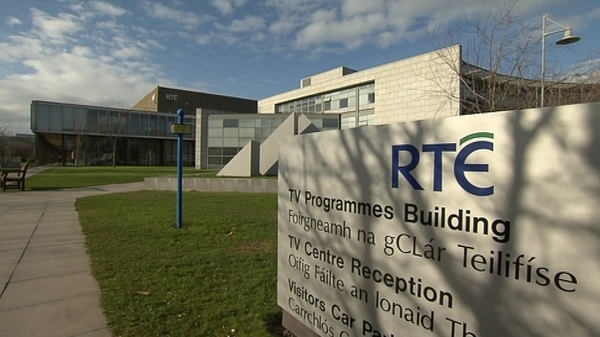 Pat Rabbitte said he is concerned by the decline in commercial revenue reaching RTÉ