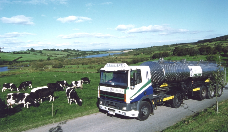 Lakeland Dairies milk vehicle on its rounds