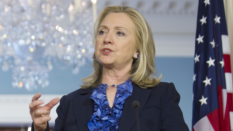 Hillary Clinton praised the courage of Burmese President Thein Sein