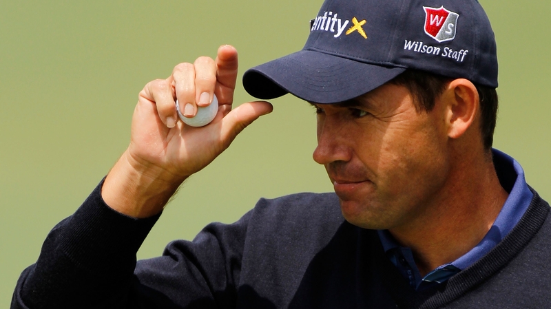 Padraig Harrington played a very steady round to sit on level par going into the weekend