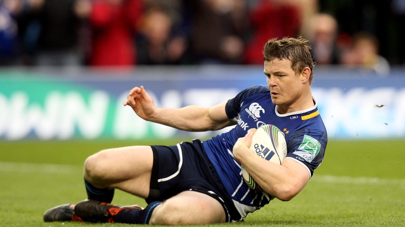 Brian O'Driscoll went over just before half-time for a rampant Leinster outfit