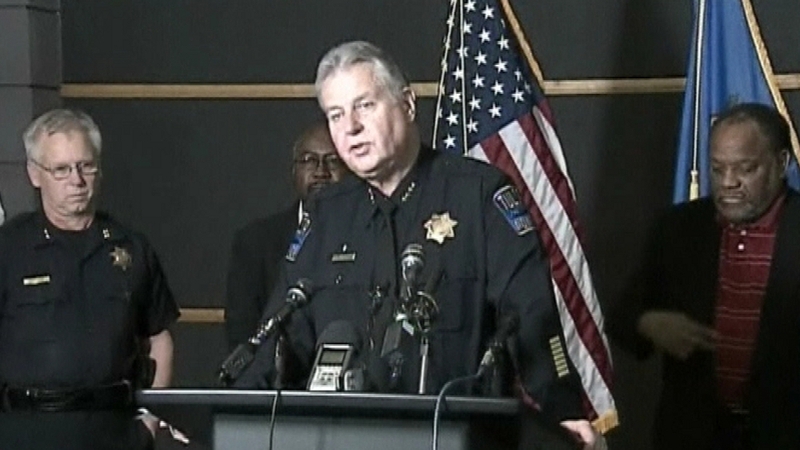 Tulsa police chief chuck Jordan said no racial slurs were used by the gunman