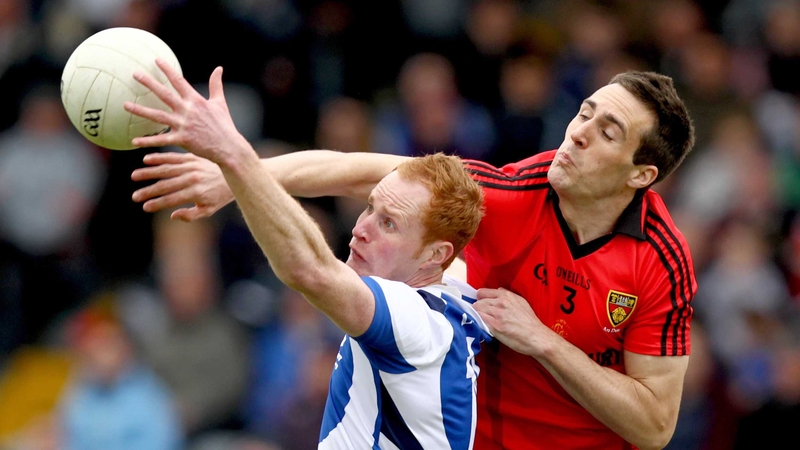 Padraig Clancy of Laois and Dan Gordan of Down