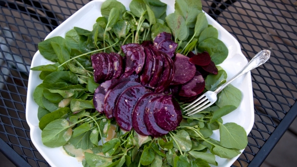 Beetroot, Orange and Watercress Salad with Toasted